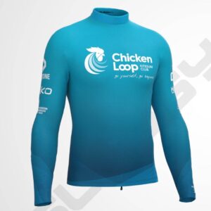 Lycra ajustable de Chicken Loop Kite Club Sky Blue de la marca Glassy. Visión anterior
